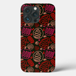 Case-Mate iPhone Case Rouge rose une ligne Abstrait formes Coque-mat