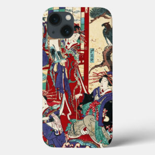 Coques Pour iPhone Rouleau vintage japonais frais de geisha de trio