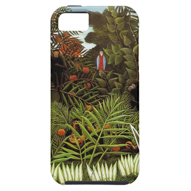 Coques Case-Mate iPhone Rousseau.  Jungle.  Singes (Dos)
