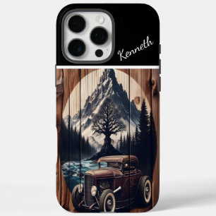 Coques iPhone 16 Pro Max Route de montagne Hot Rod