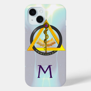 COQUE POUR iPhone 15 ROUTE DU MONOGRAMME DENTISTE ASCLEPIUS