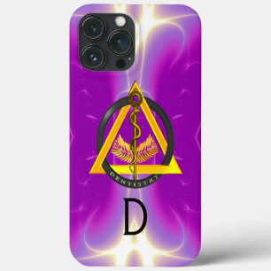 Case-Mate iPhone CASE ROUTE DU MONOGRAMME DENTISTE ASCLEPIUS
