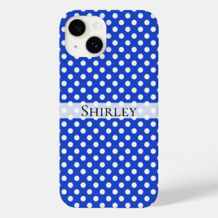 Coque Pour iPhone 14 Royal Blue Combination Pois par STaylor