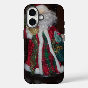 Coques iPhone 16 Royal Plaid Hohoho Père Noël Joyeux Noël