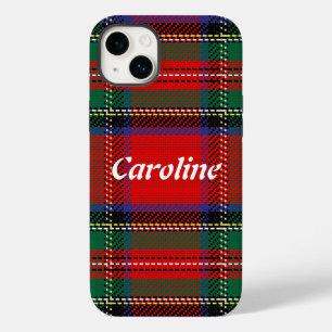 Coque Pour iPhone 14 Plus Royal Stewart rouge et vert écossais tartan motif