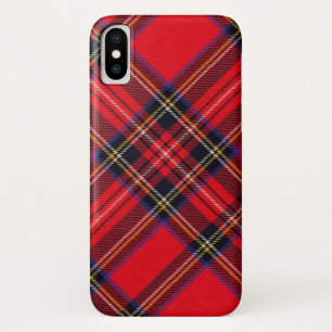 Etui iPhone Case-Mate Royal Stewart tartan rouge noir plaid