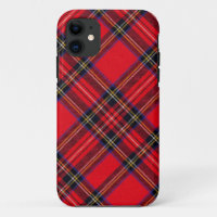 Royal Stewart tartan rouge noir plaid