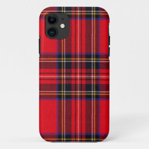 Coque Case-Mate Pour iPhone Royal Stewart tartan rouge noir plaid