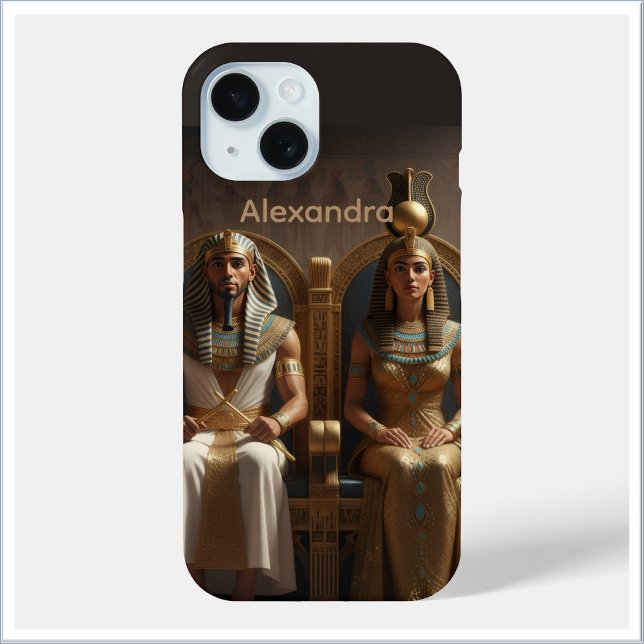 Coques Case-Mate iPhone Royalty of Ancient Egypt King & Queen (Créateur téléchargé)