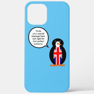 Case-Mate iPhone Case Royaume-Uni Parlant de Mme Penguin Personnalisée