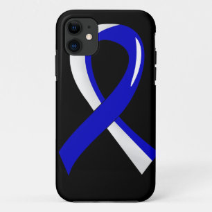 Coques Pour iPhone Ruban blanc bleu 3 de SAL