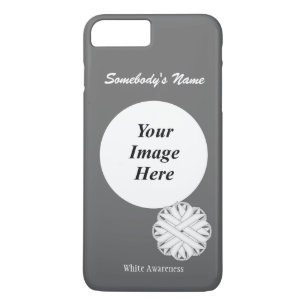 Coque iPhone 7 Plus Ruban de fleurs blanches Tmpl par Kenneth Yoncich