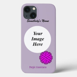 Case-Mate iPhone Case Ruban de fleurs violettes Tmpl par Kenneth Yoncich