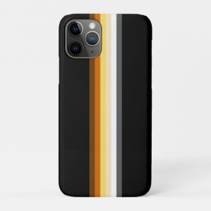 Coque Case-Mate Pour iPhone Ruban du drapeau de fierté de l'ours gay élégant s