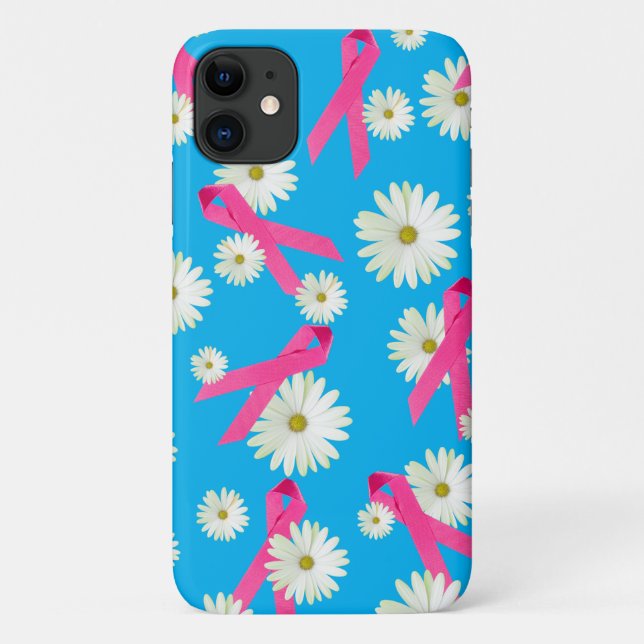 Coques Case-Mate iPhone Ruban rose de sensibilisation au cancer du sein (Dos)