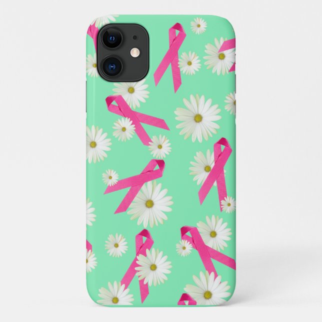 Coques Case-Mate iPhone Ruban rose de sensibilisation au cancer du sein (Dos)