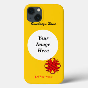 iPhone 13 Case Ruban rouge de trèfle Modèle par Kenneth Yoncich