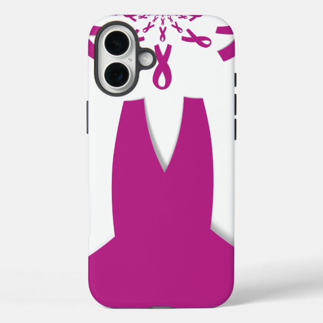 Coques Case-Mate iPhone Rubans rose Cancer du sein Sensibilisation Art Imp (Verso)