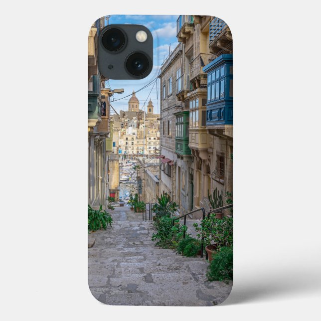 Coques Case-Mate iPhone Rue de pierre étroite à Malte (Verso)