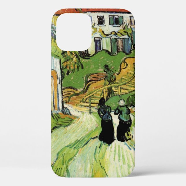 Coques Case-Mate iPhone Rue et escalier du village d'Auvers, personnages (Verso)