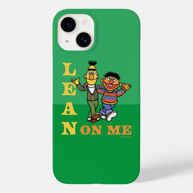 Coques Case-Mate iPhone Rue Sésame | Bert & Ernie Lean sur moi (Verso)