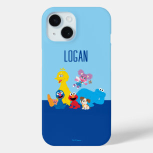 Coque Pour iPhone 15 Rue Sésame   Coloré Sesame Street Pals