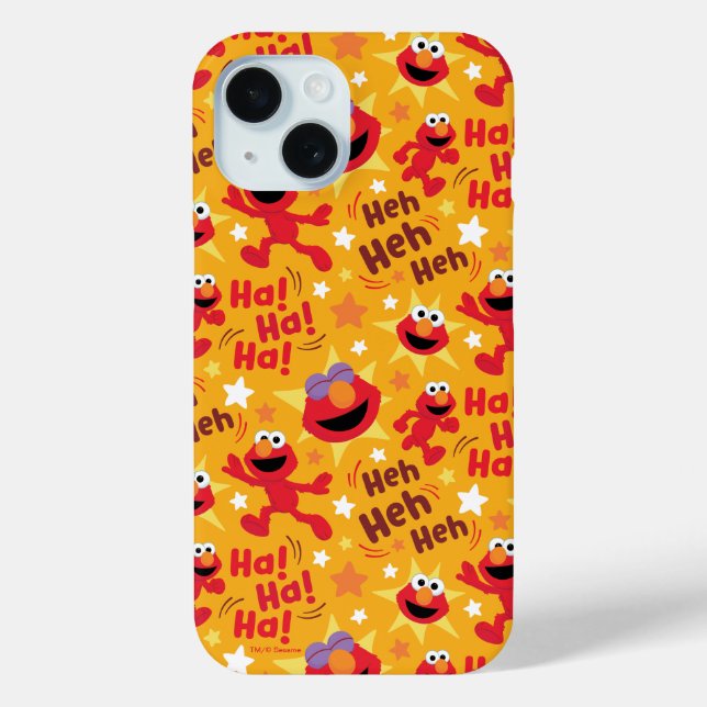 Coques Case-Mate iPhone Rue Sésame | Elmo Ha ! Ha ! Ha ! Motif (Verso)
