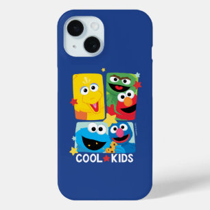 Coque Pour iPhone 15 Rue Sésame   Enfants Cool
