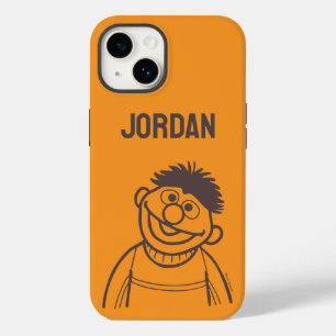Coque Pour iPhone 14 Rue Sésame   Ernie Bright   Ajouter Votre Nom