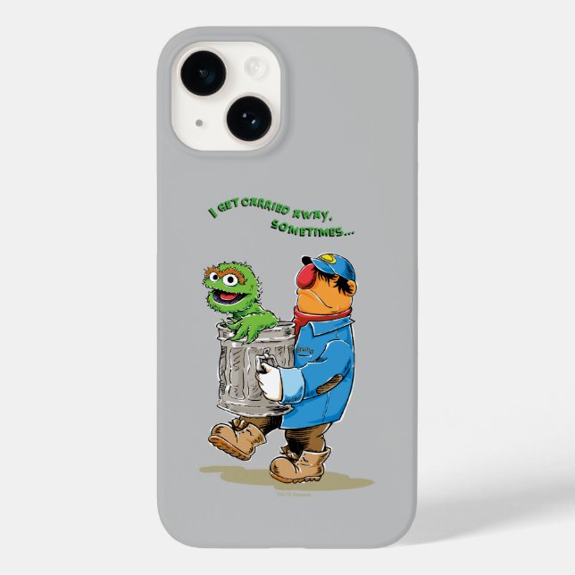 Coques Case-Mate iPhone Rue Sésame | Oscar & Bruno l'éboueur (Verso)
