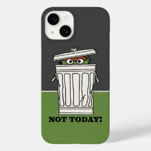 Coque Pour iPhone 14 Rue Sésame   Oscar le Grouch Pas aujourd'hui!