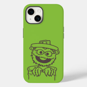 Coque Pour iPhone 14 Rue Sésame   Oscar le Groupement