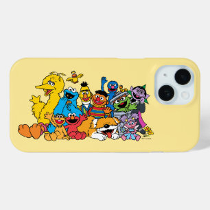 Coque Pour iPhone 15 Rue Sésame   Portrait du groupe Pals sésame