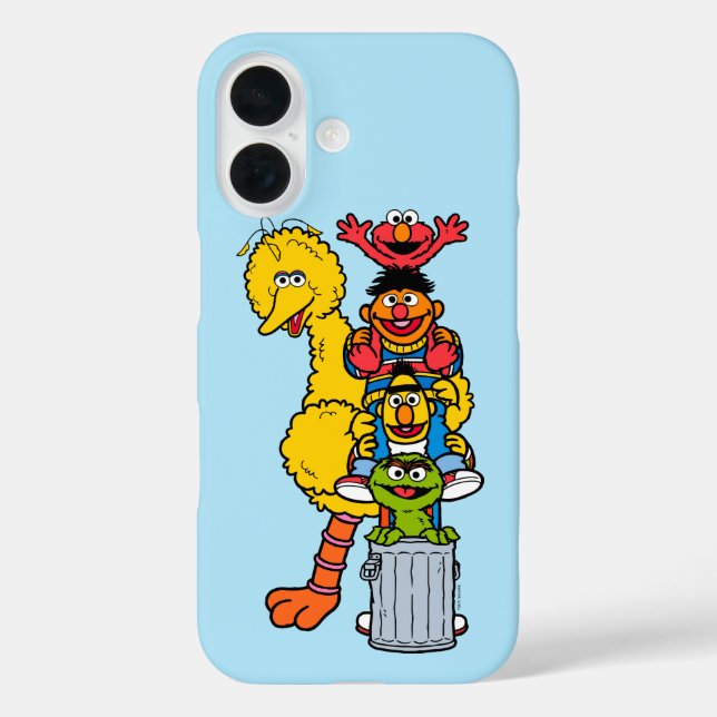 Coques Case-Mate iPhone Rue Sésame | Pose Pals Street Sesame (Verso)