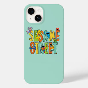 Coque Pour iPhone 14 Rue Sésame   Sesame Street Type Pals
