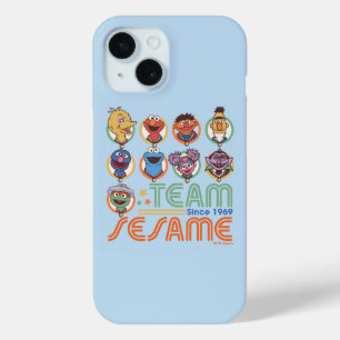 Coque Pour iPhone 15 Rue Sésame   Team Sesame depuis 1969