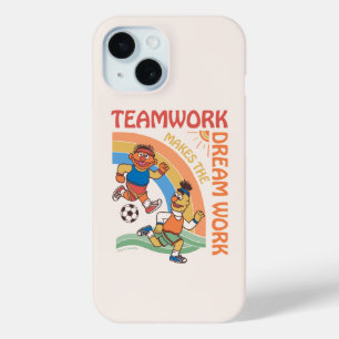 Coque Pour iPhone 15 Rue Sésame   Travail d'équipe Ernie & Bert