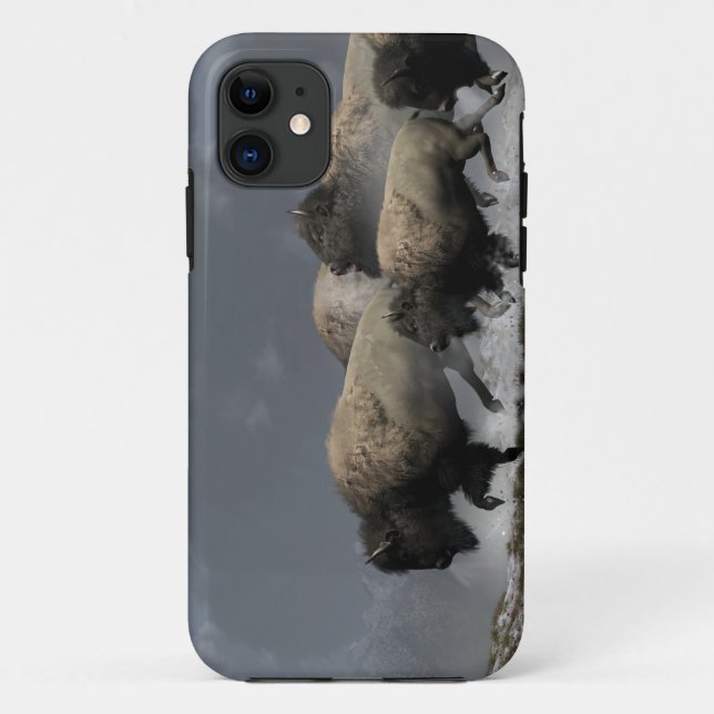 Coques Case-Mate iPhone Ruée de bison (Dos)