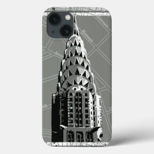 iPhone 13 Coque Rues de New York avec Empire State Building