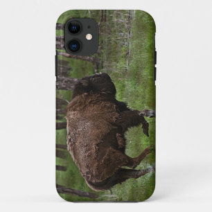 Etui iPhone Case-Mate Running Buffalo & Forest, Bison-lover's Design