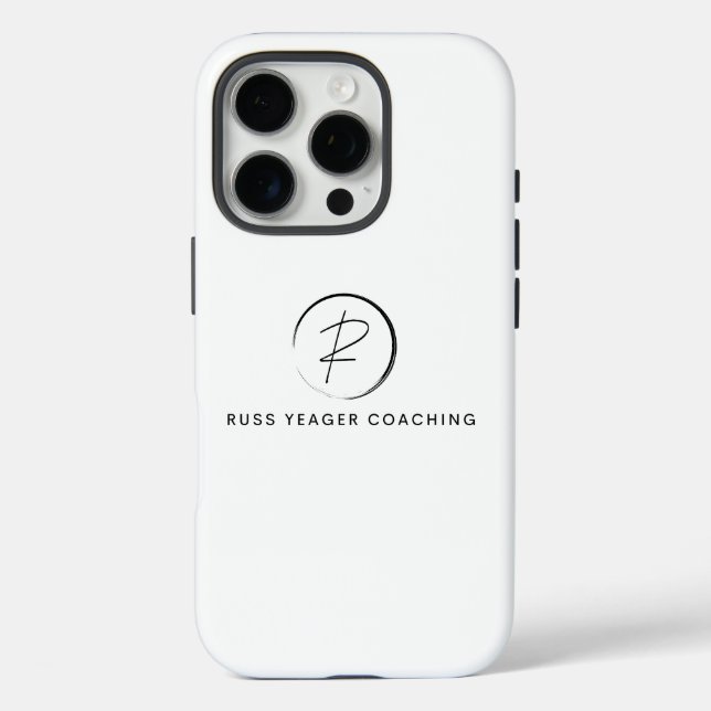 Coques Case-Mate iPhone Russ Yeager Coaching Signature Logo (Verso)