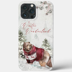 Case-Mate iPhone Case Russe hiver Wonderland Ours en neige
