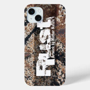 Coque iPhone 15 Mini Rust~Oeuvre Artistique De Mère Nature