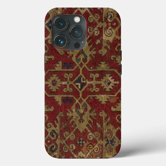 Coques Case-Mate iPhone Rustique antique Oriental Perse Motif rouge (Verso)