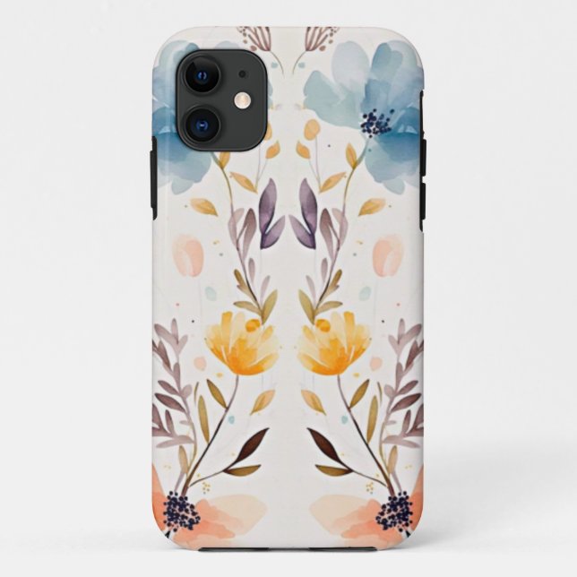 Coques Case-Mate iPhone rustique fleur sauvage (Dos)