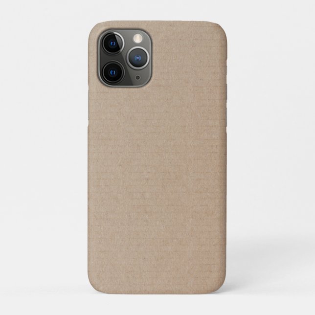 Coques Case-Mate iPhone Rustique Kraft papier blanc Modèle personnalisé (Dos)