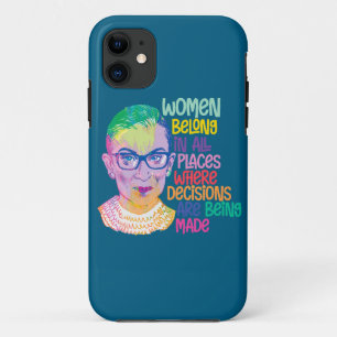Case-Mate iPhone Case Ruth Bader Ginsburg Femmes Dans Tous Les Endroits