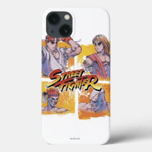 Etui iPhone 13 Ryu contre Ken et Adon contre Sagat 2