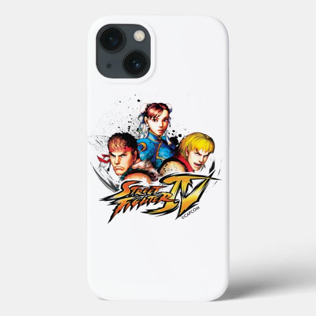 Coques Case-Mate iPhone Ryu, Ken et Chun-Li (Verso)
