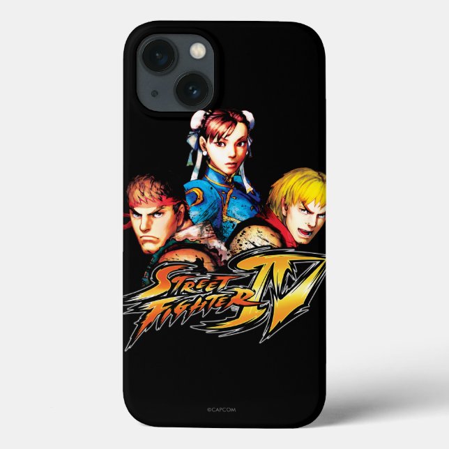 Coques Case-Mate iPhone Ryu, Ken et Chun-Li (Verso)